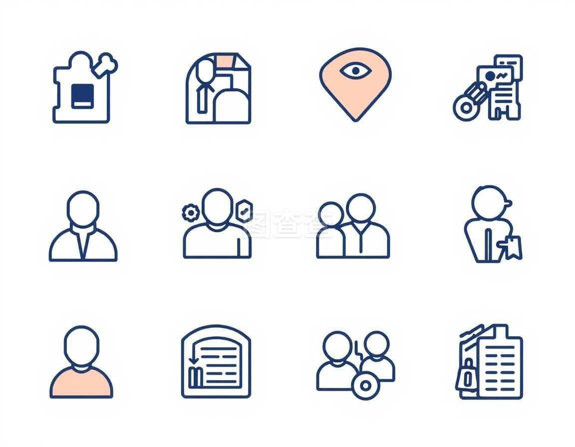 企業管理與人力資源核心圖標解析助人力資源管理助推騰升的企業收益增長壁壘最終隨著柔性思維的AI升級提前轉翼“個人在企業管理資源重要性的啟示”—\u2726備擇符號直觀表達力量的藝術